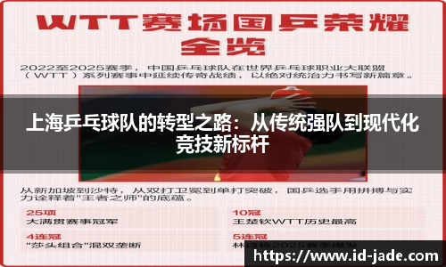 上海乒乓球队的转型之路：从传统强队到现代化竞技新标杆